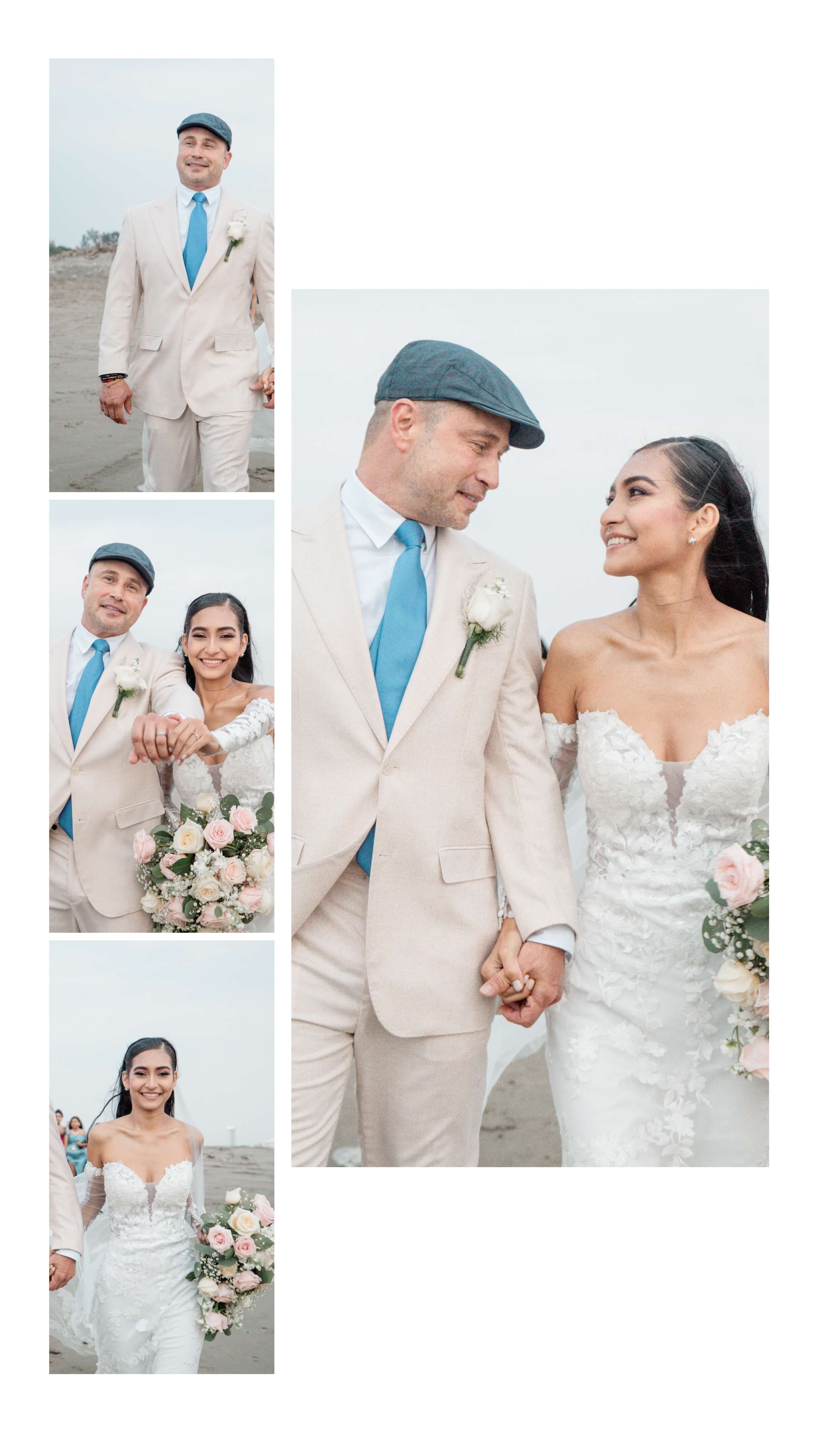 Una boda romántica en la playa de General Villamil Playas